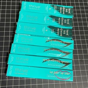 NIB Thrive Causemetics Bundle of 7 - 3 mascara, 3 eyeliner, 1 lipliner